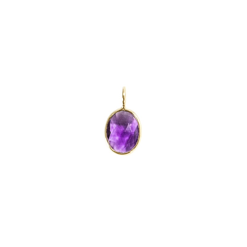 Organic Set Gemstone Charm