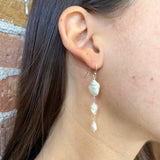 Graduated Baroque Pearl Earrings
