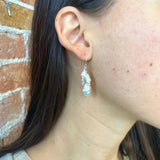 Baroque Pearl Cluster Earrings