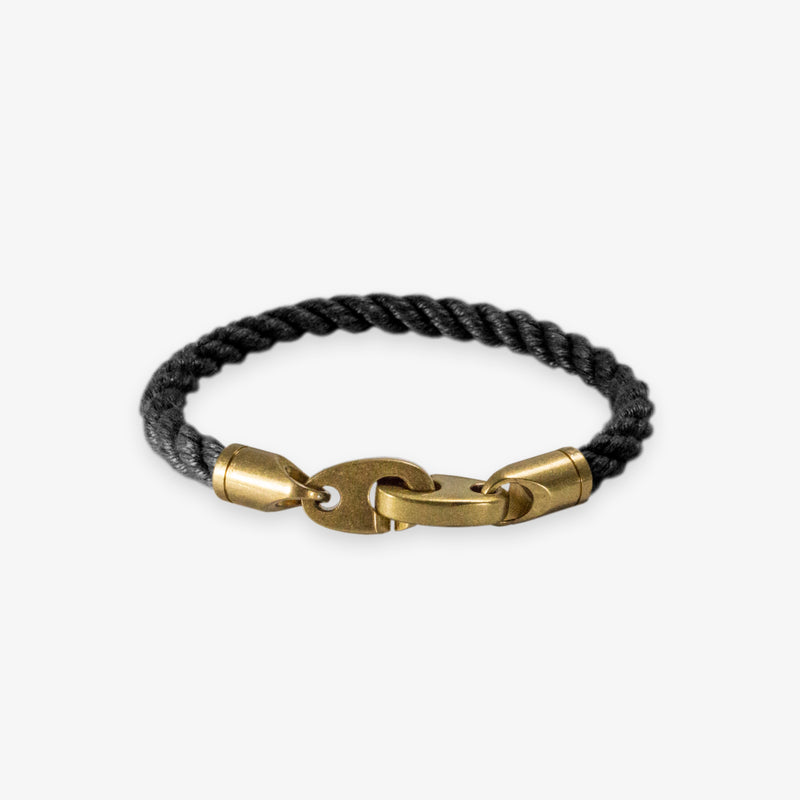 Journey Single Rope Bracelet (Black)
