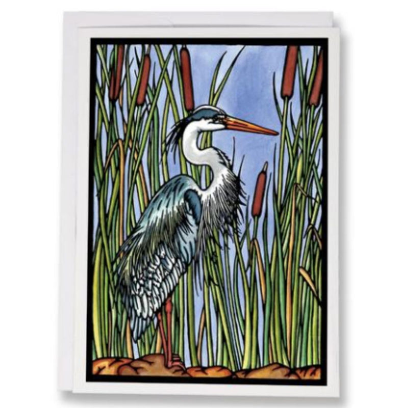 Greeting Card (Blue Heron)