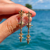Cardinal Points Post Earrings