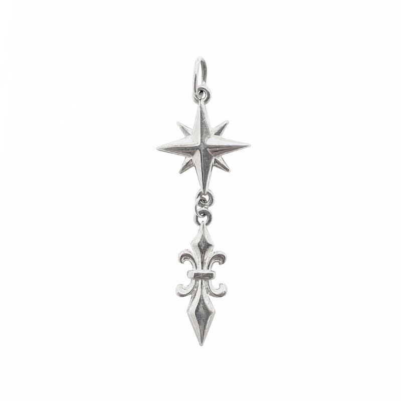 Medium Compass Rose and Pointer Pendant