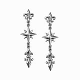 Cardinal Points Post Earrings