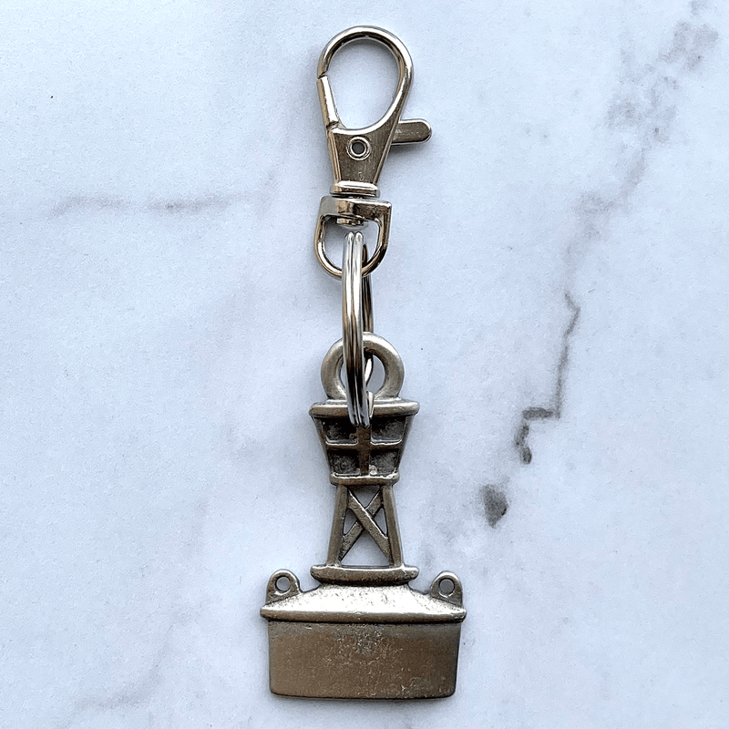 Channel Marker Pewter Keychain