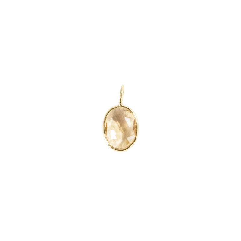 Organic Set Gemstone Charm