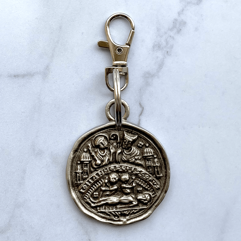 St. Lawrence Coin Pewter Keychain