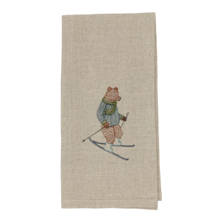 Tea Towel (Downhill Bear)