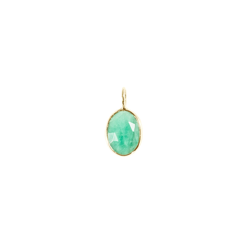 Organic Set Gemstone Charm