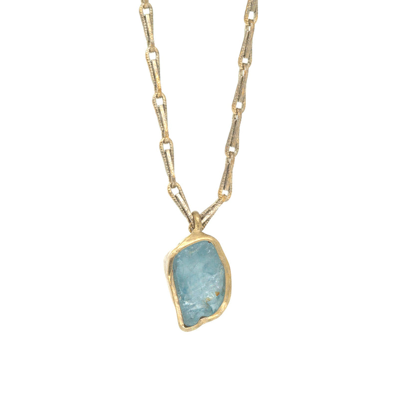 Guardian Pendant Necklace (Aquamarine)
