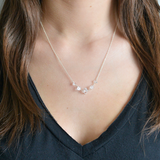 Herkimer Diamond Multistone Necklace
