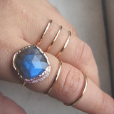 Horizon Ring in 14K Yellow Gold
