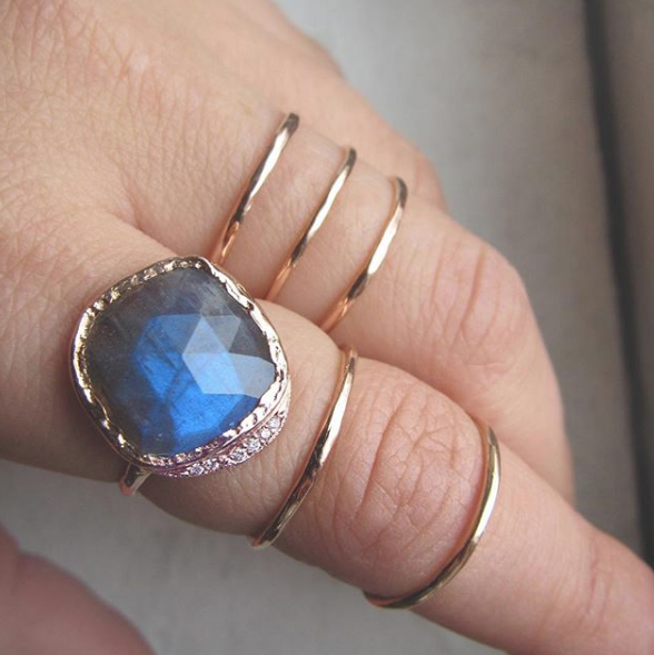 Horizon Ring in 14K Yellow Gold