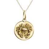 Cancer Zodiac Charm in 18K Gold