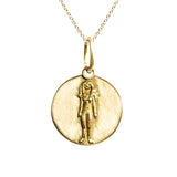 Virgo Zodiac Charm in 18K Gold