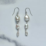 Graduated Baroque Pearl Earrings