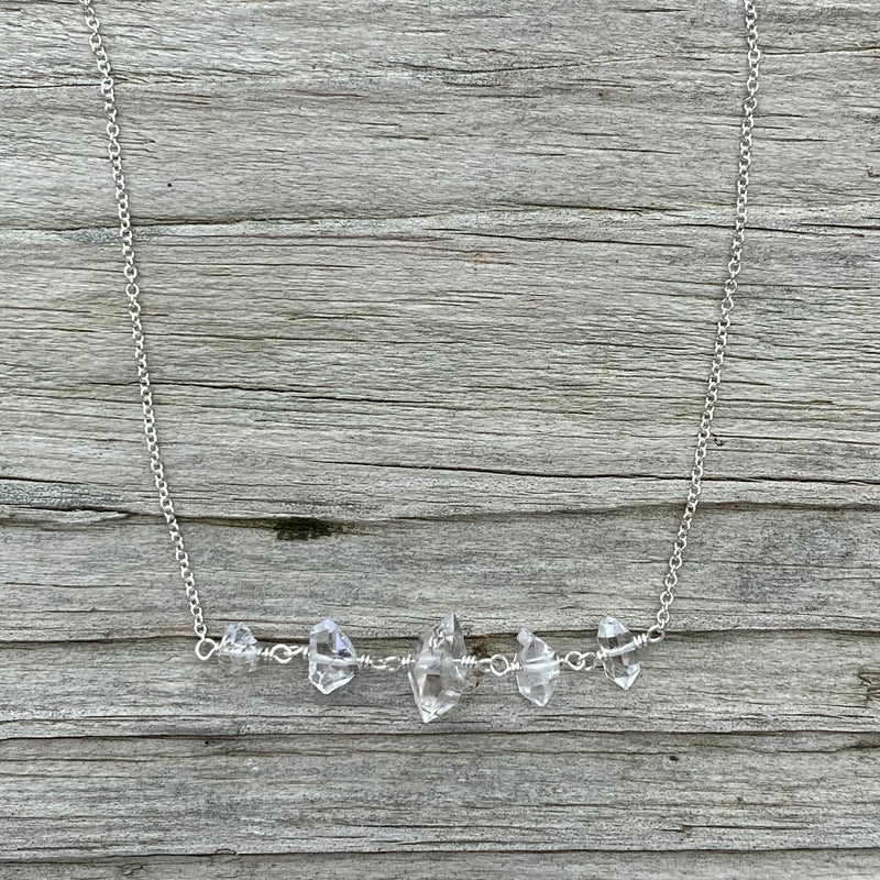 Herkimer Diamond Multistone Necklace