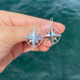 Large Compass Rose Earrings