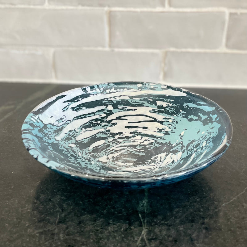 Large Glass Bowl (Ripples)