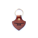 Leather Cleat Keychain