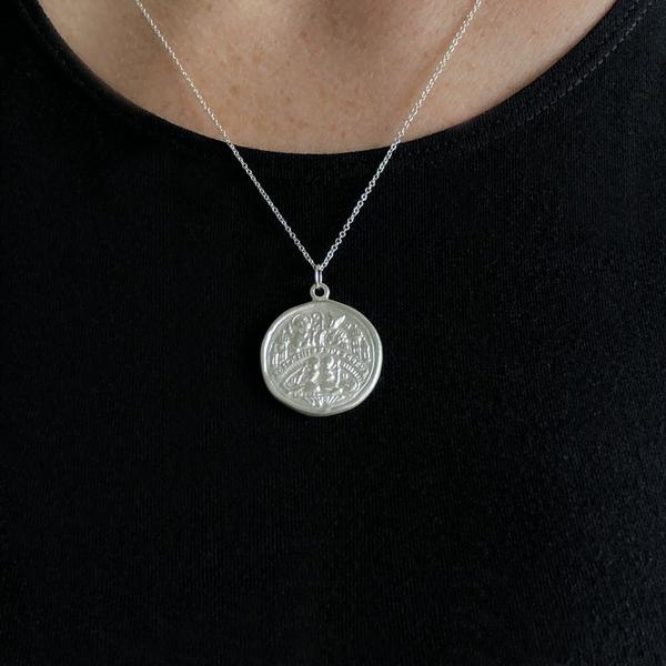 St. Lawrence Coin Necklace – The Golden Cleat