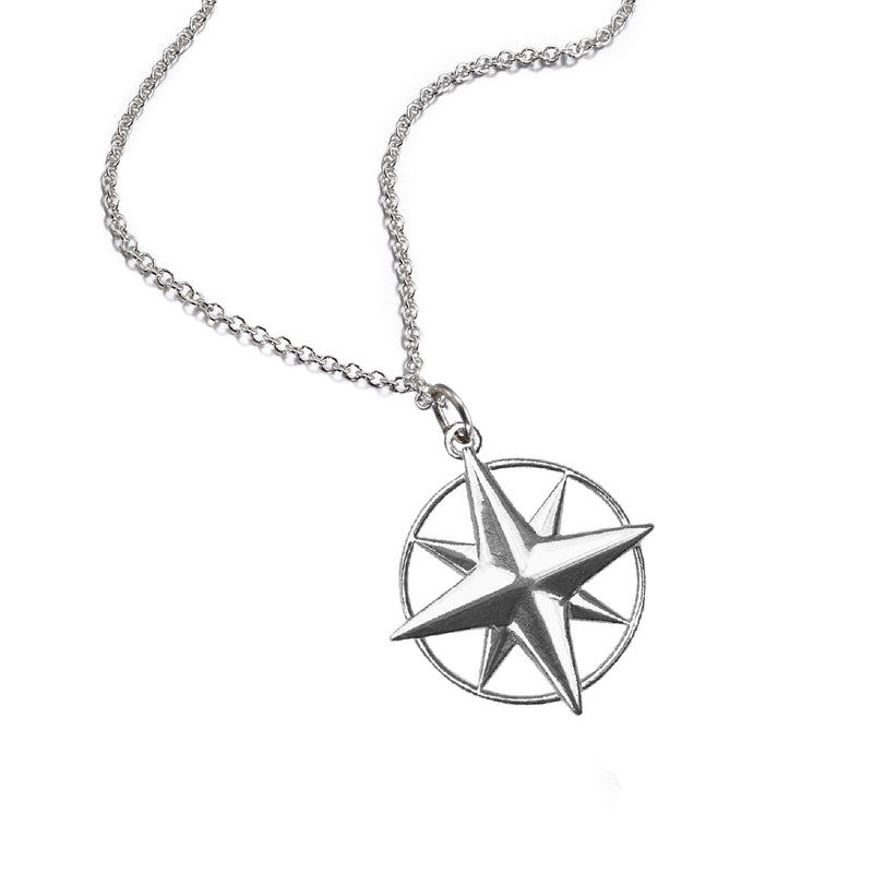 Large Compass Rose Necklace
