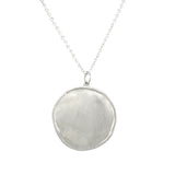 Large Round Engravable Necklace