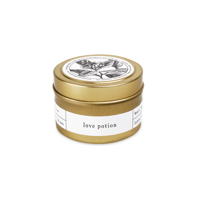 Love Potion Gold Travel Candle