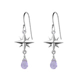 Medium Compass Rose Gemstone Earrings