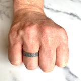 Men's Ripple Ring (Oxidized)