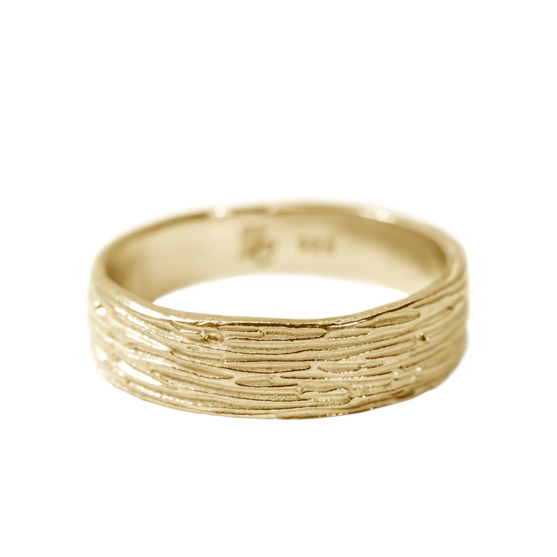 Classic Ripple Ring in 14K Yellow Gold