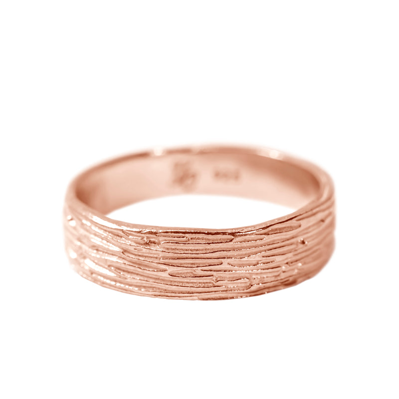 Classic Ripple Ring in 14K Rose Gold