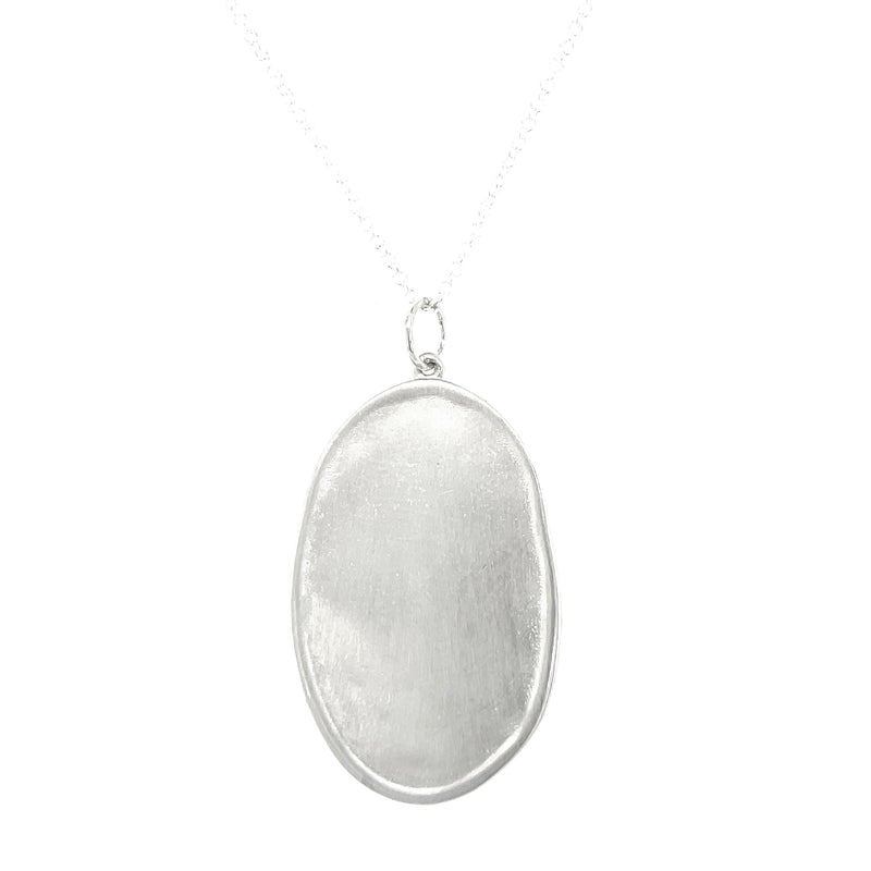 Oval Engravable Necklace