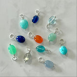 Gemstone Charm (Oval)