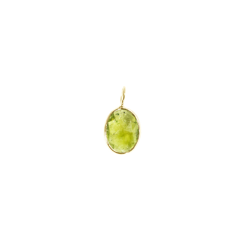 Organic Set Gemstone Charm