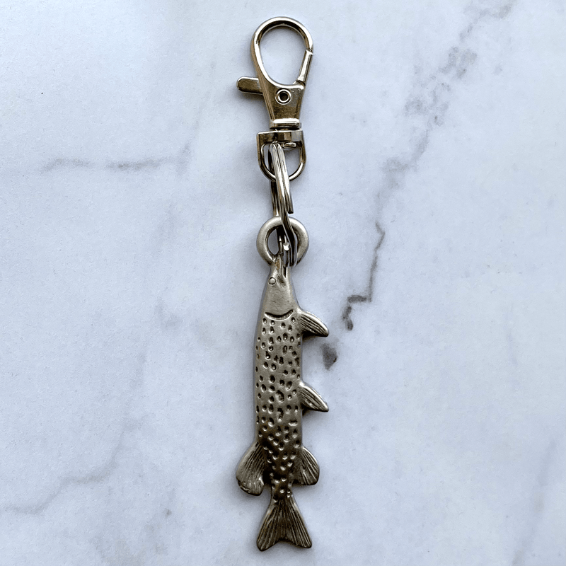 Pike Pewter Keychain