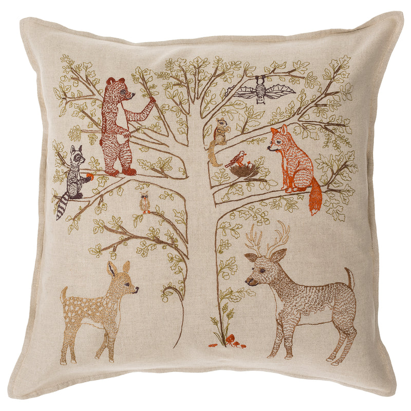 Medium Throw Pillow (Woodland Living Tree)