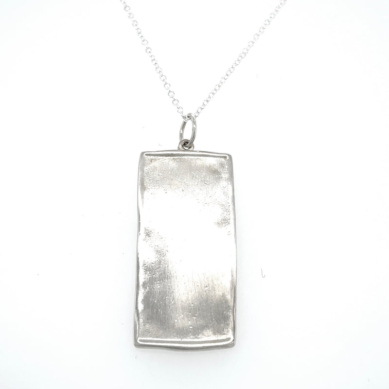 Rectangular Engravable Necklace