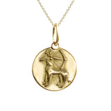 Sagittarius Zodiac Charm in 18K Gold