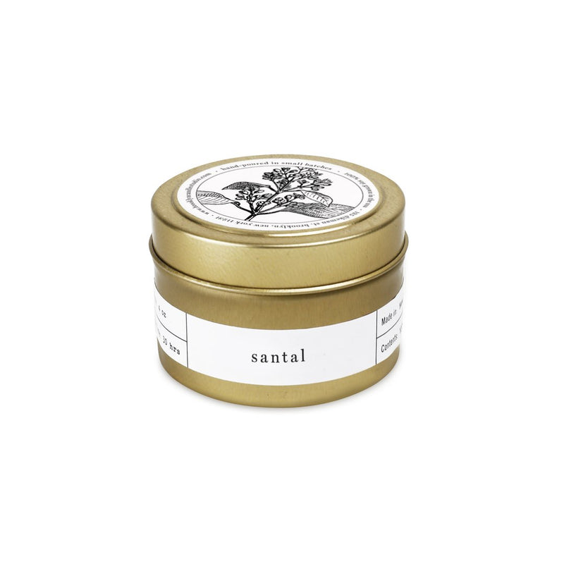 Santal Gold Travel Candle