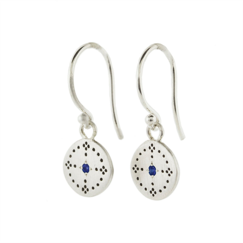 Nostalgia Charm Earrings with Sapphires