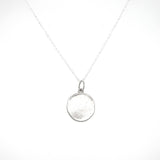 Small Round Engravable Necklace