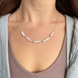 Baroque Stick Pearl Demi Necklace