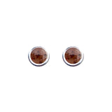 Grindstone Granite Stud Earrings