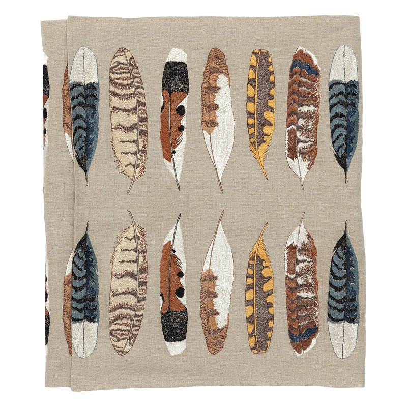 Feather Harmony Table Runner