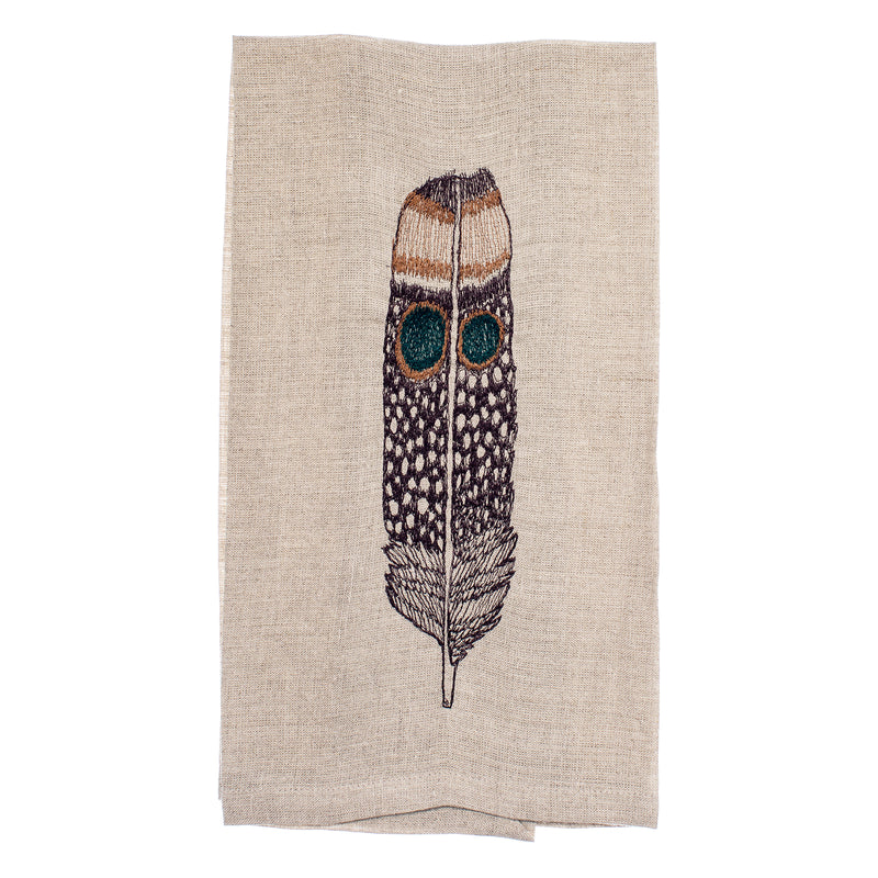 Tea Towel (Owl Feather)