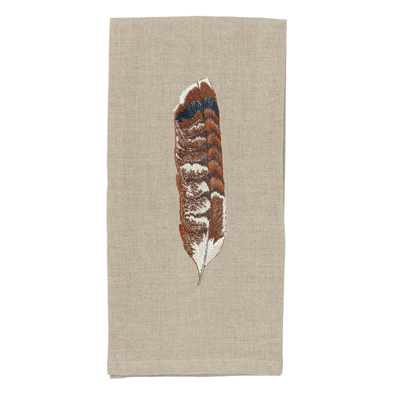 Tea Towel (Red-Tailed Hawk Feather)