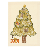 Embroidered Card (Peek a Tree)