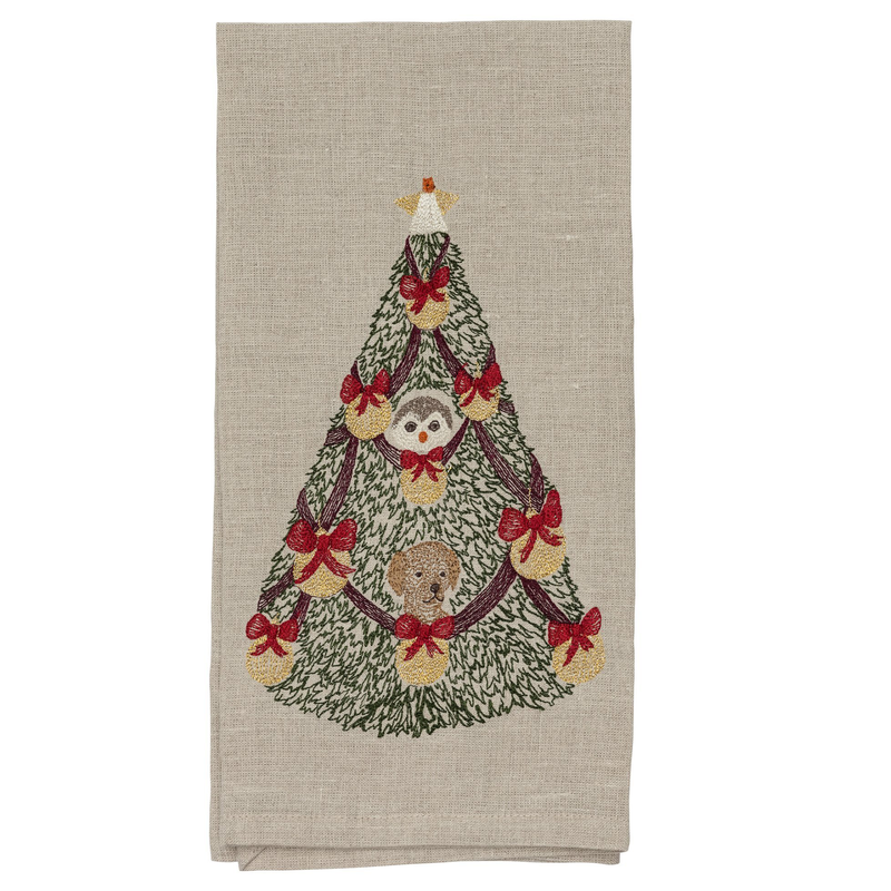 Tea Towel (Rocking Christmas Tree)